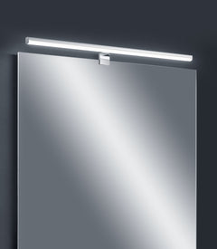 Applique murale Gaia chromée, L 79 cm