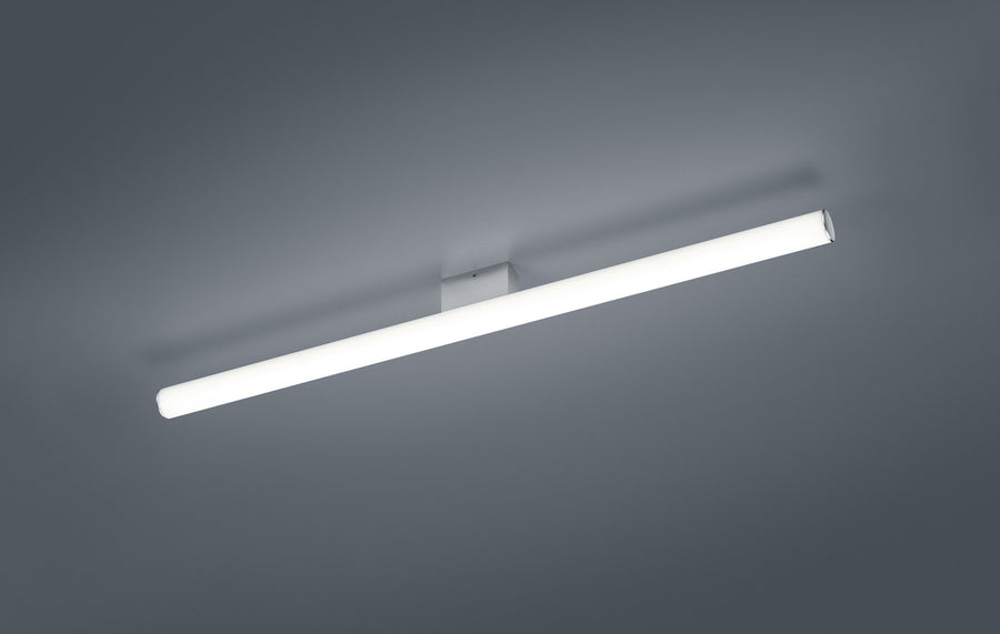 Luminaire fixé au plafond, montrant la platine centrale et le profil