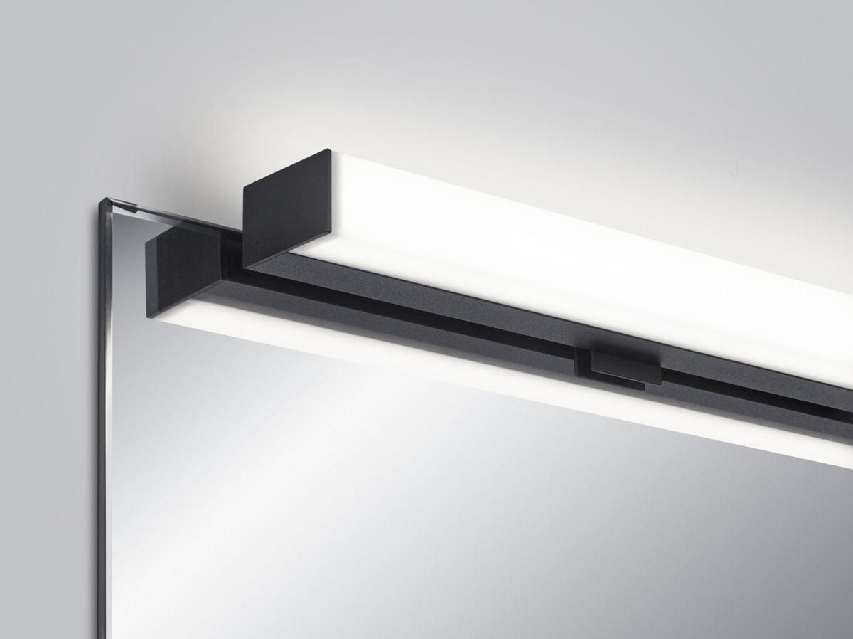 Applique murale Lado-s noire, L 120 cm
