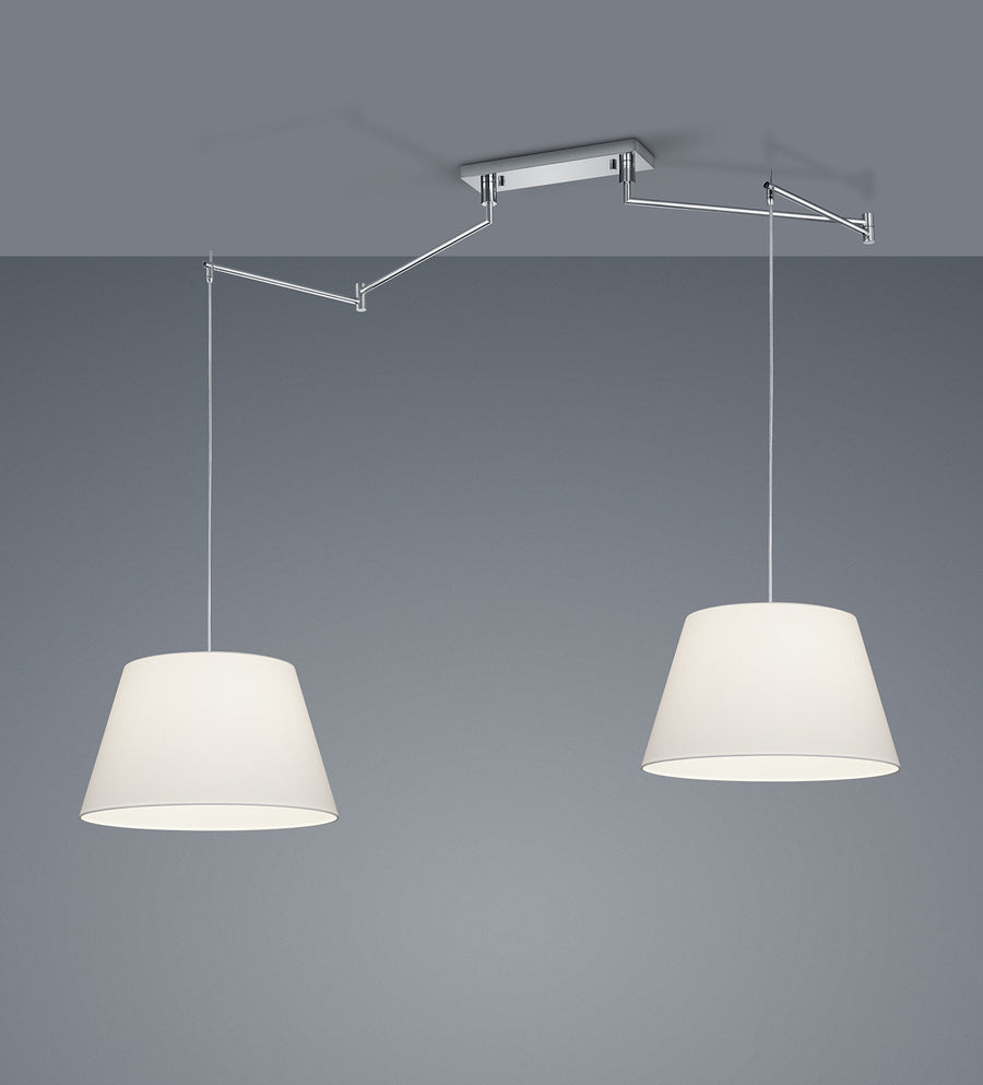 Suspension Certo 2 lumières chromée (26/1847.04/9276)