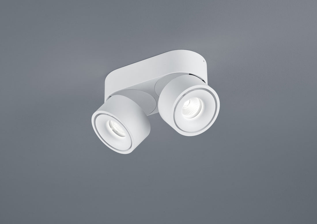 Plafonnier Naka blanc, L 20,5 cm