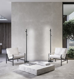 Lampadaire Coni blanc