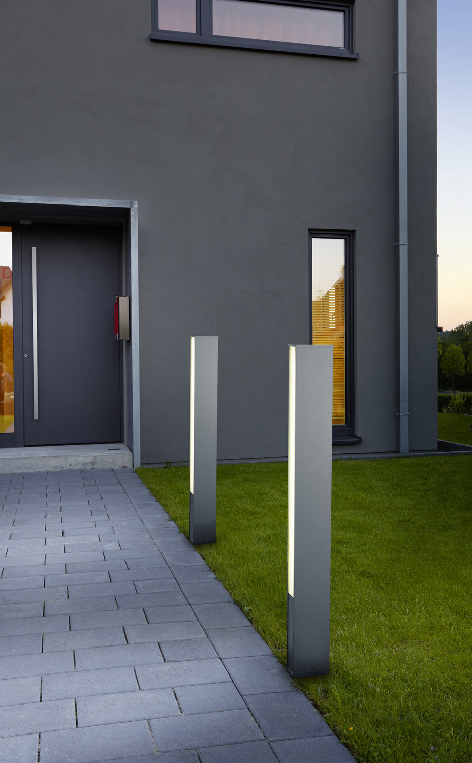 Borne extérieure Tendo anthracite, H 125 cm