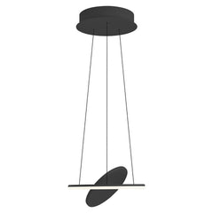 Suspension Haley noire, Ø 35 cm