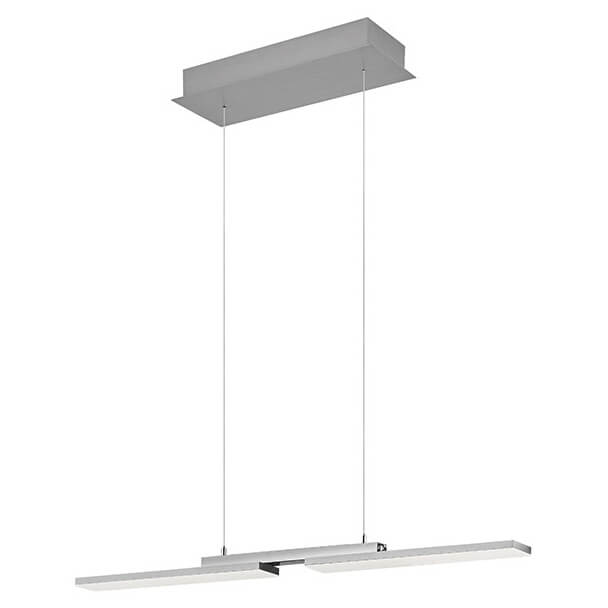 Suspension More nickel satiné, L 87 cm