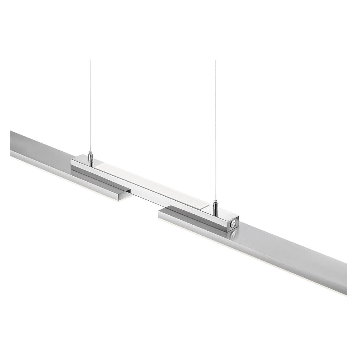 Suspension More nickel satiné, L 87 cm