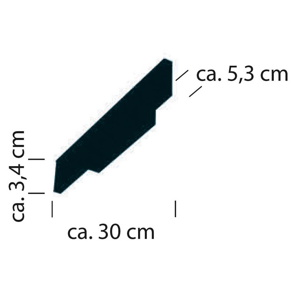 Applique murale Delta aluminium (40243/1-36)