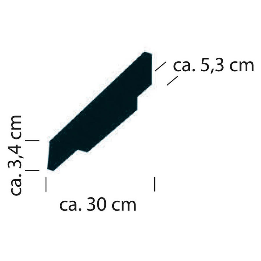 Applique murale Delta aluminium (40243/1-36)
