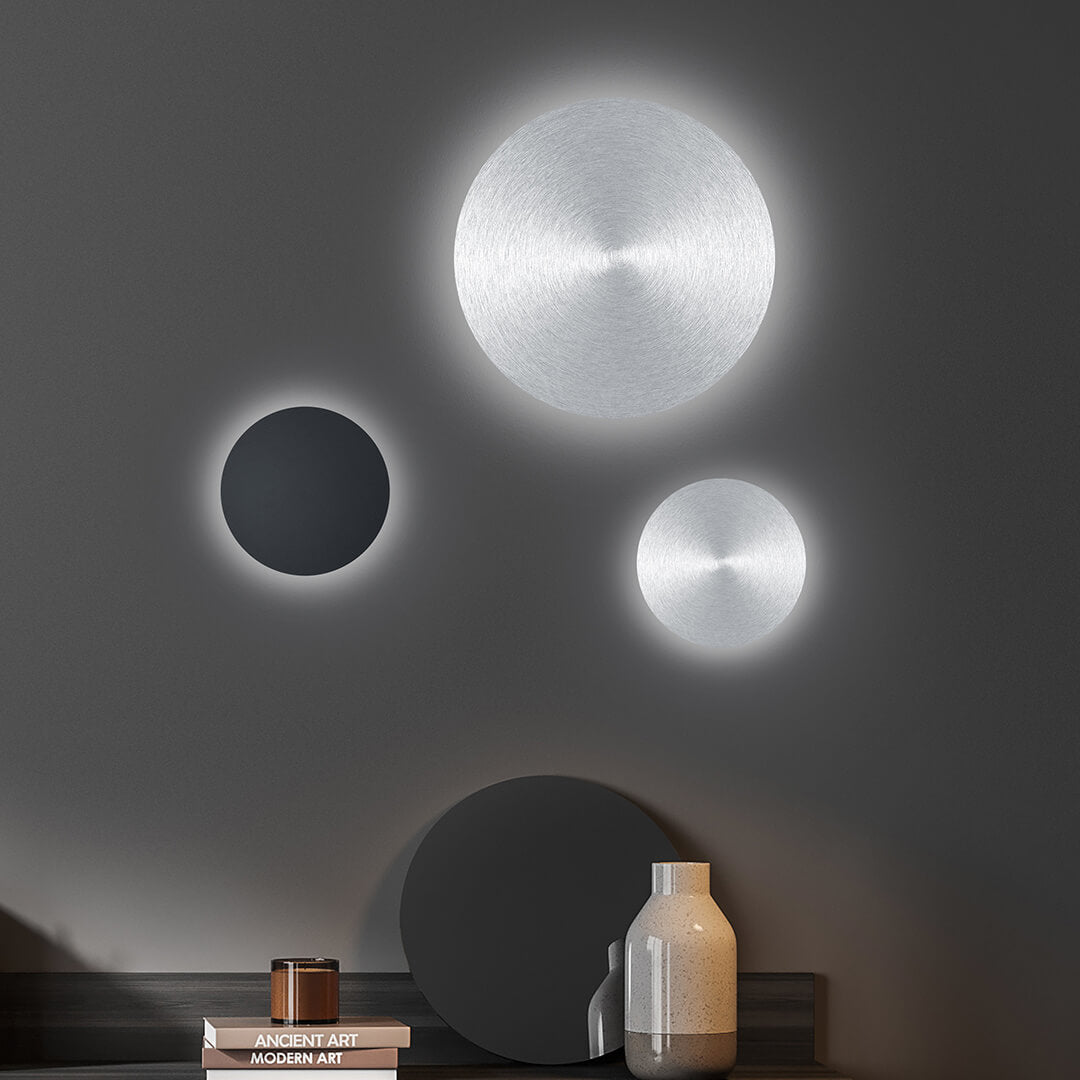 Applique murale Delta aluminium (40269/1-36)