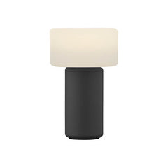 Lampe à poser sans fil Tiny noire, H 13 cm