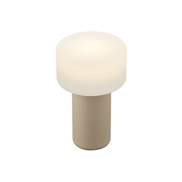 Lampe à poser sans fil Tiny beige, H 13 cm