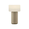 Lampe à poser sans fil Tiny beige, H 13 cm