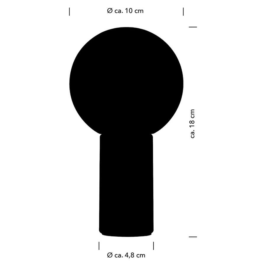 Lampe à poser sans fil Tiny verte