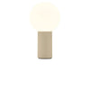 Lampe à poser sans fil Tiny beige, H 18 cm