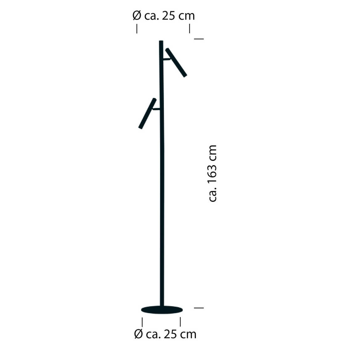 Lampadaire Streak beige
