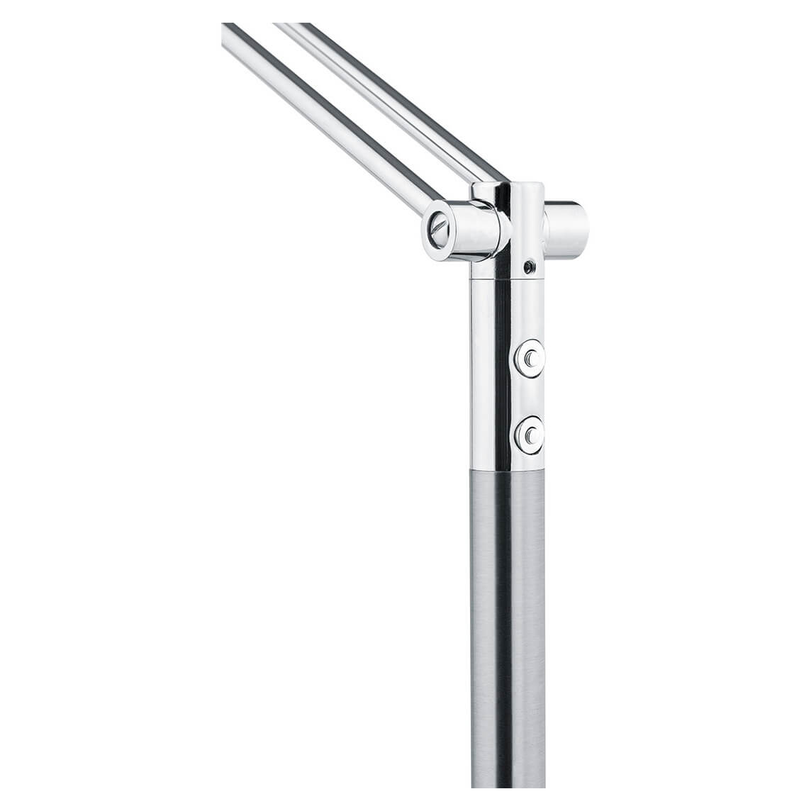 Lampadaire Evolo nickel satiné