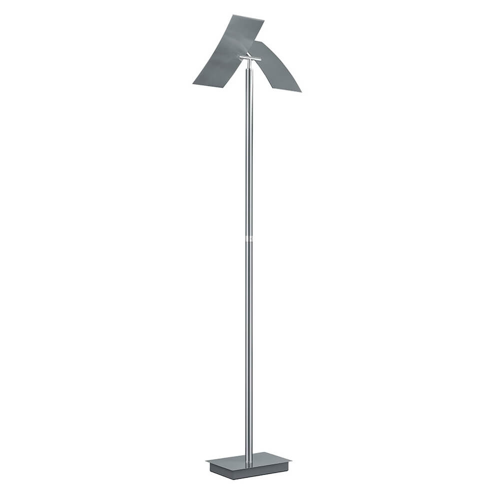 Lampadaire Andy nickel satiné (60555/1-92)