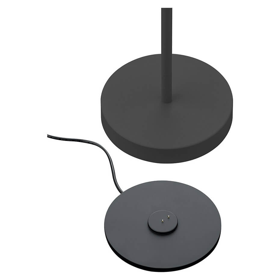 Lampe extérieure Mesh-B noire, H 120 cm