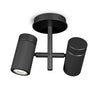 Plafonnier Holder 2 spots, noir