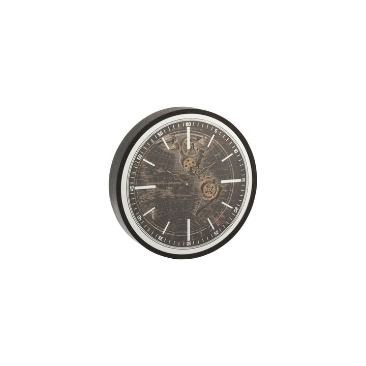 Horloge Antique Carte Monde - Designix