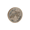 Horloge Carte Europe MDF Doré Grande Taille | Gale