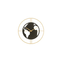 Horloge Décorative Monde Métal