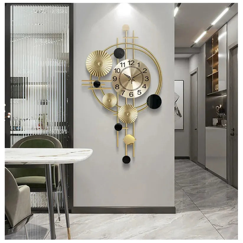 Horloge digitale Horloge murale de salon Simplicité moderne | Designix - Amazon - https://designix.fr/