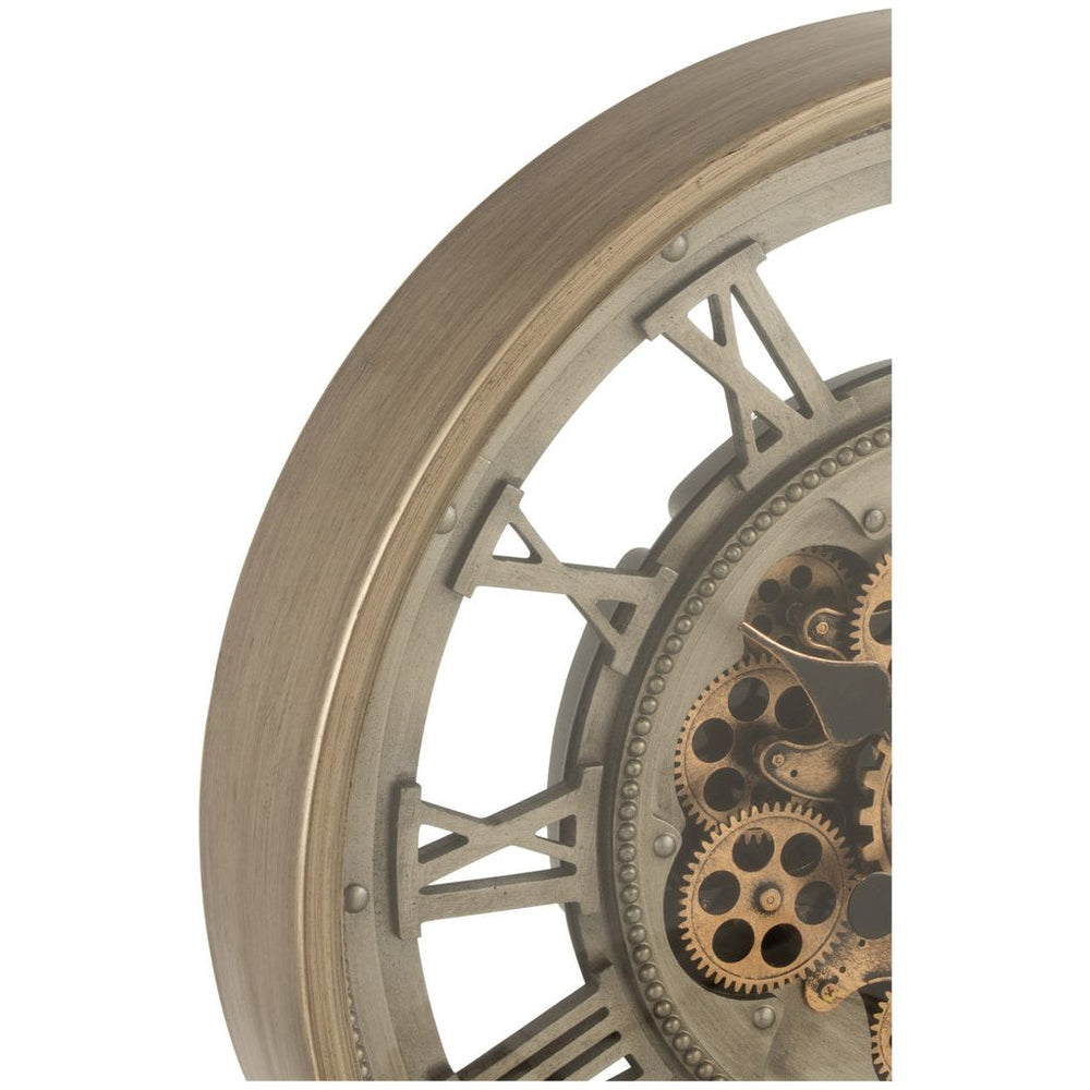 Horloge Mécanisme Visible Antique - Designix