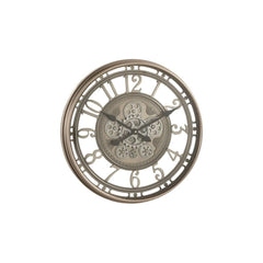 Horloge Mécanisme Visible Métal Verre
