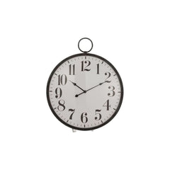 Horloge Métal Noir Design Moderne
