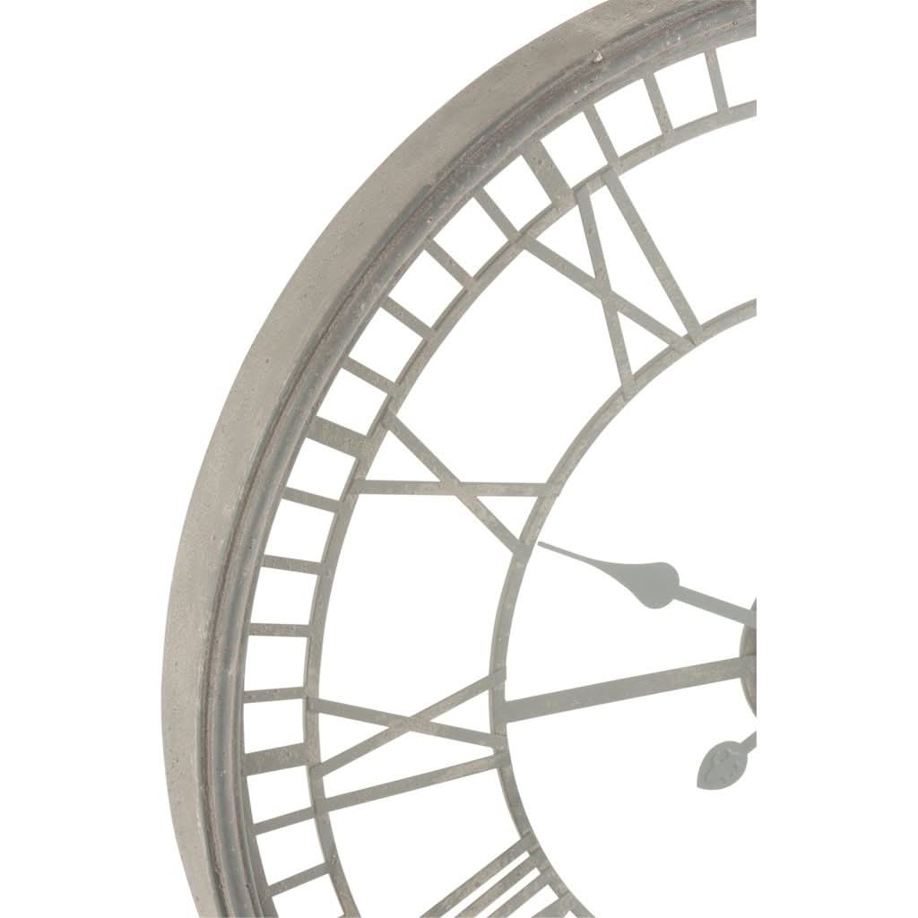 Horloge Métal Verre Gris - Designix