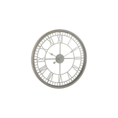Horloge Métal Verre Gris