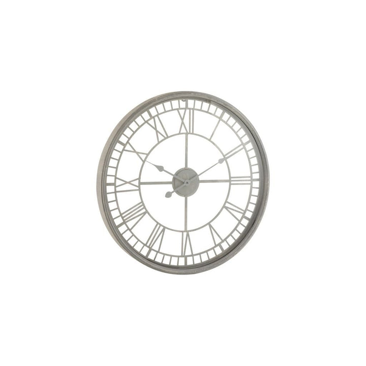 Horloge Métal Verre Gris - Designix