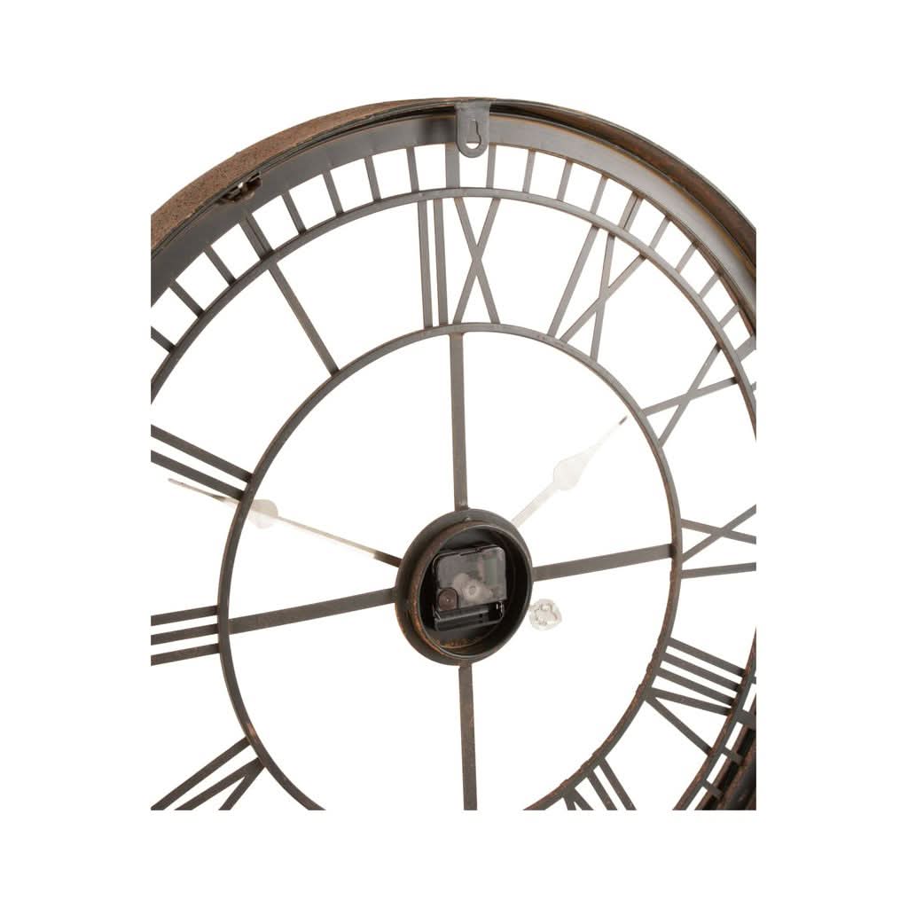 Horloge Métal Verre Romantique