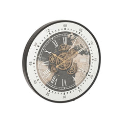 Horloge Miroir Monde Noir