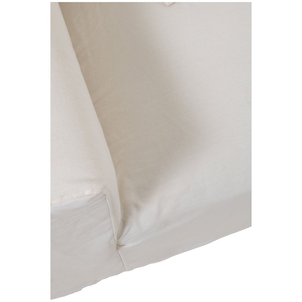 Housse Canapé Lin Blanc Guimauve - Designix