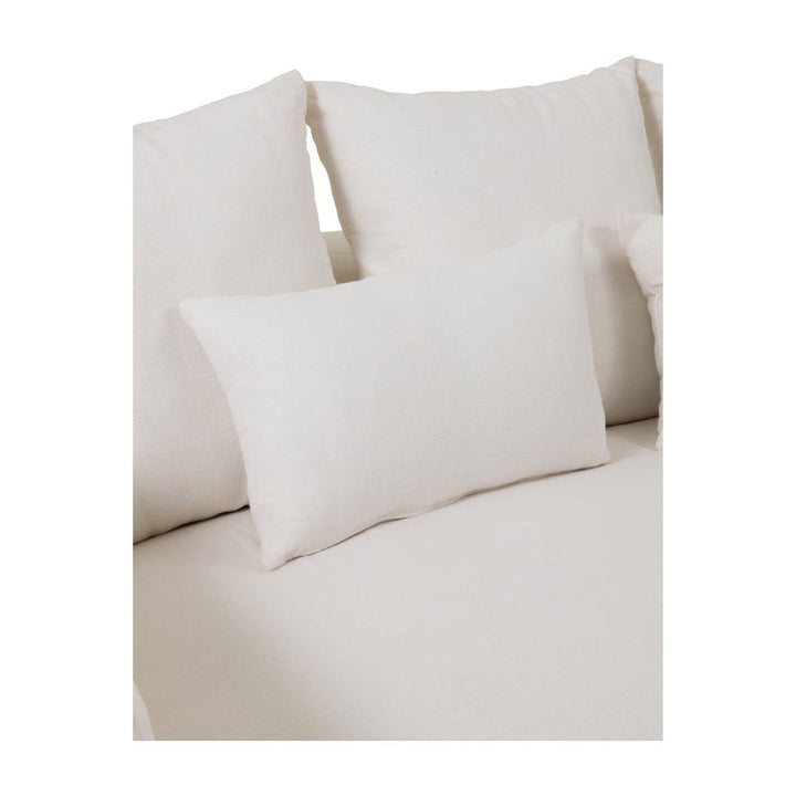 Housse Canapé Lin Blanc Guimauve - Designix