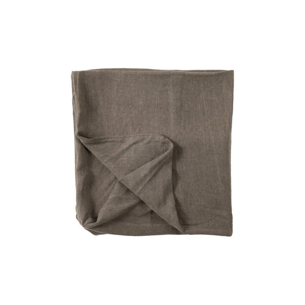 Housse Canapé Lin Taupe Désert
