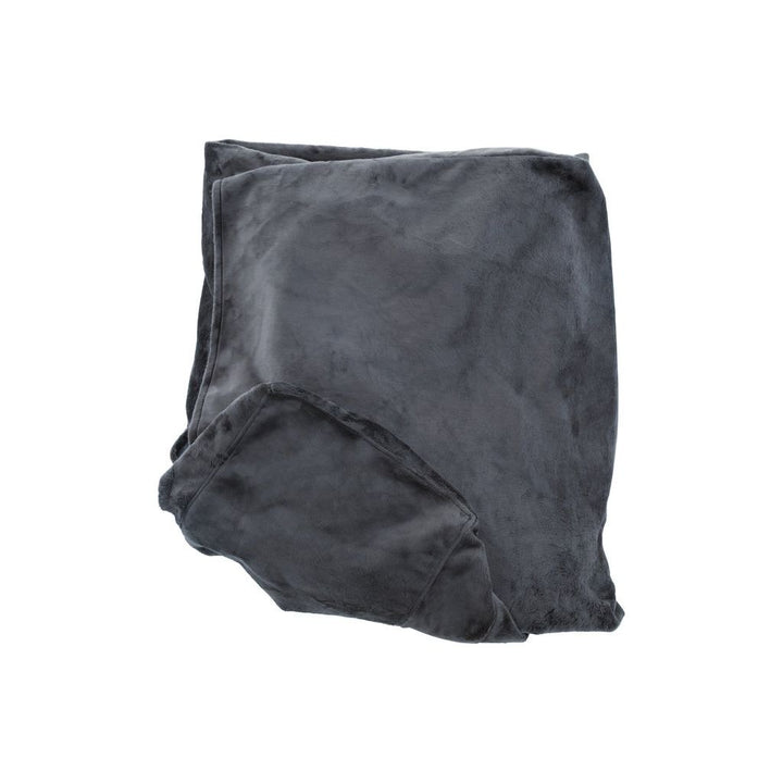 Housse Canapé Velours Gris Foncé - Designix