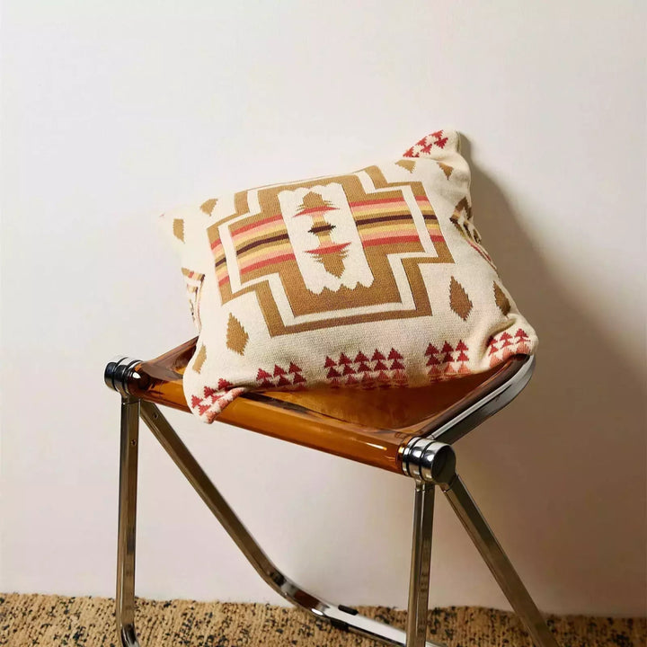 Housse de Coussin Indien | Mirage Rajput - Designix Coussin Beige 45x45cm
