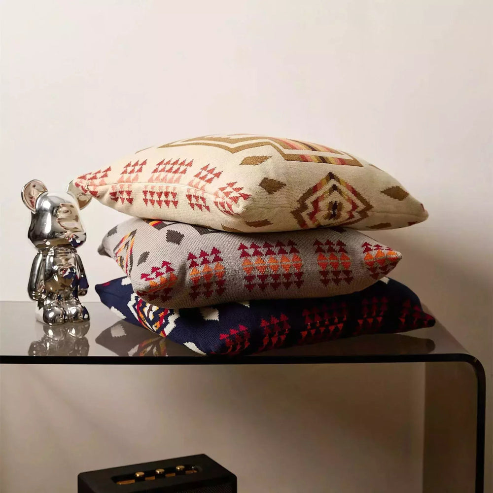 Housse de Coussin Indien | Mirage Rajput - Designix Coussin Beige 45x45cm