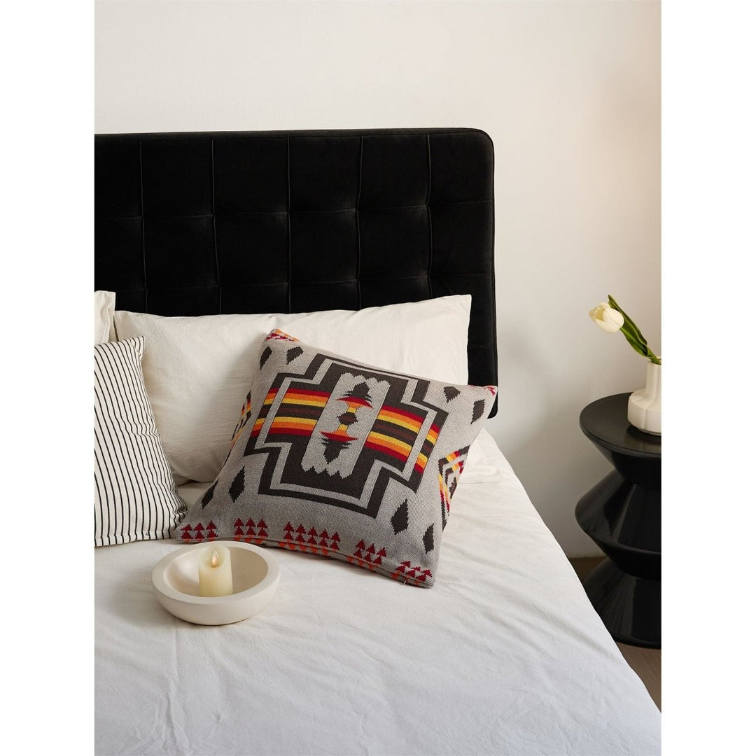 Housse de Coussin Indien | Mirage Rajput - Designix Coussin Gris 45x45cm