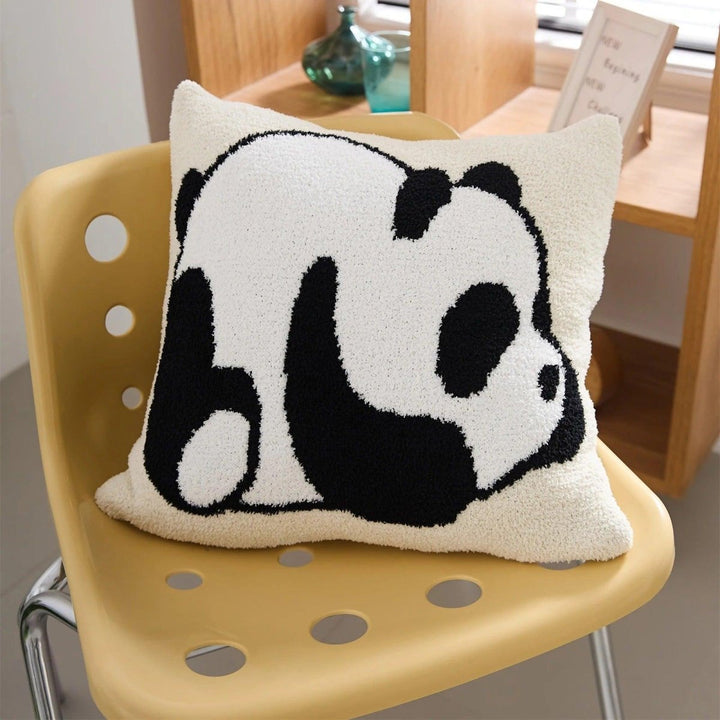 Housse de Coussin Panda | Cuddle - Designix Taies d'oreiller Beige 45x45cm
