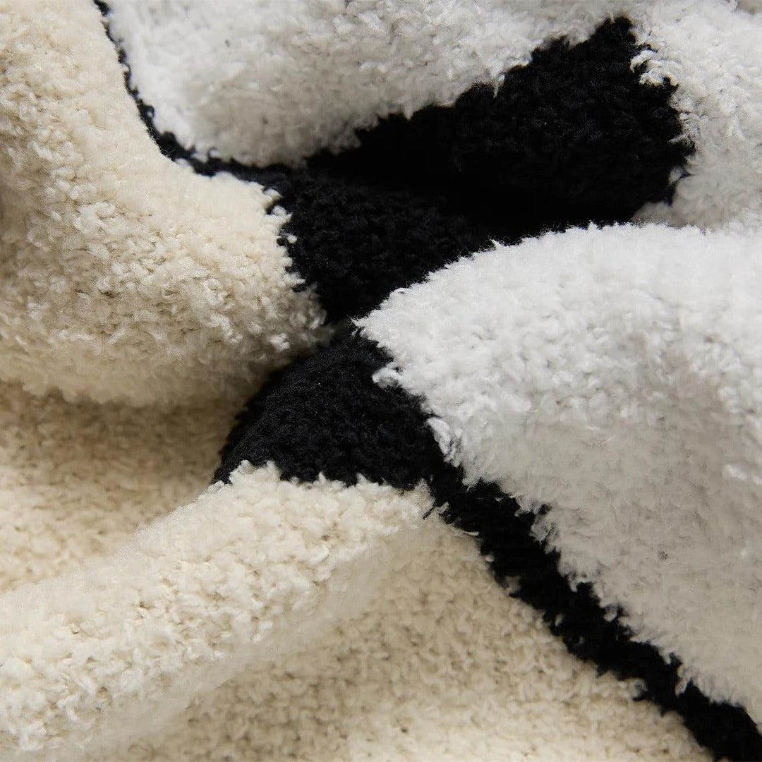 Housse de Coussin Panda | Cuddle - Designix Taies d'oreiller Gris Foncé 45x45cm