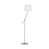 Lampadaire Regol blanc, tissu