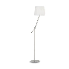 Lampadaire Regol blanc, tissu