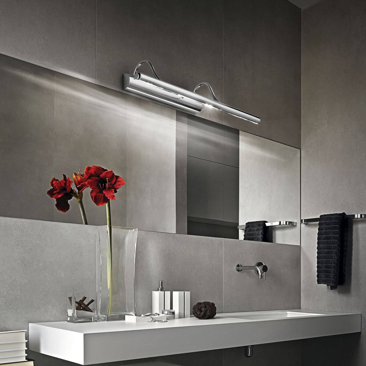 Applique murale Mirror-10 4 lumières chromée