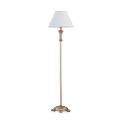 Lampadaire Firenze doré, tissu