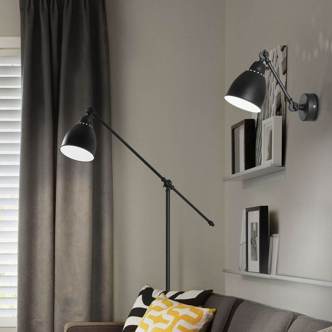 Applique murale | Newton Noire