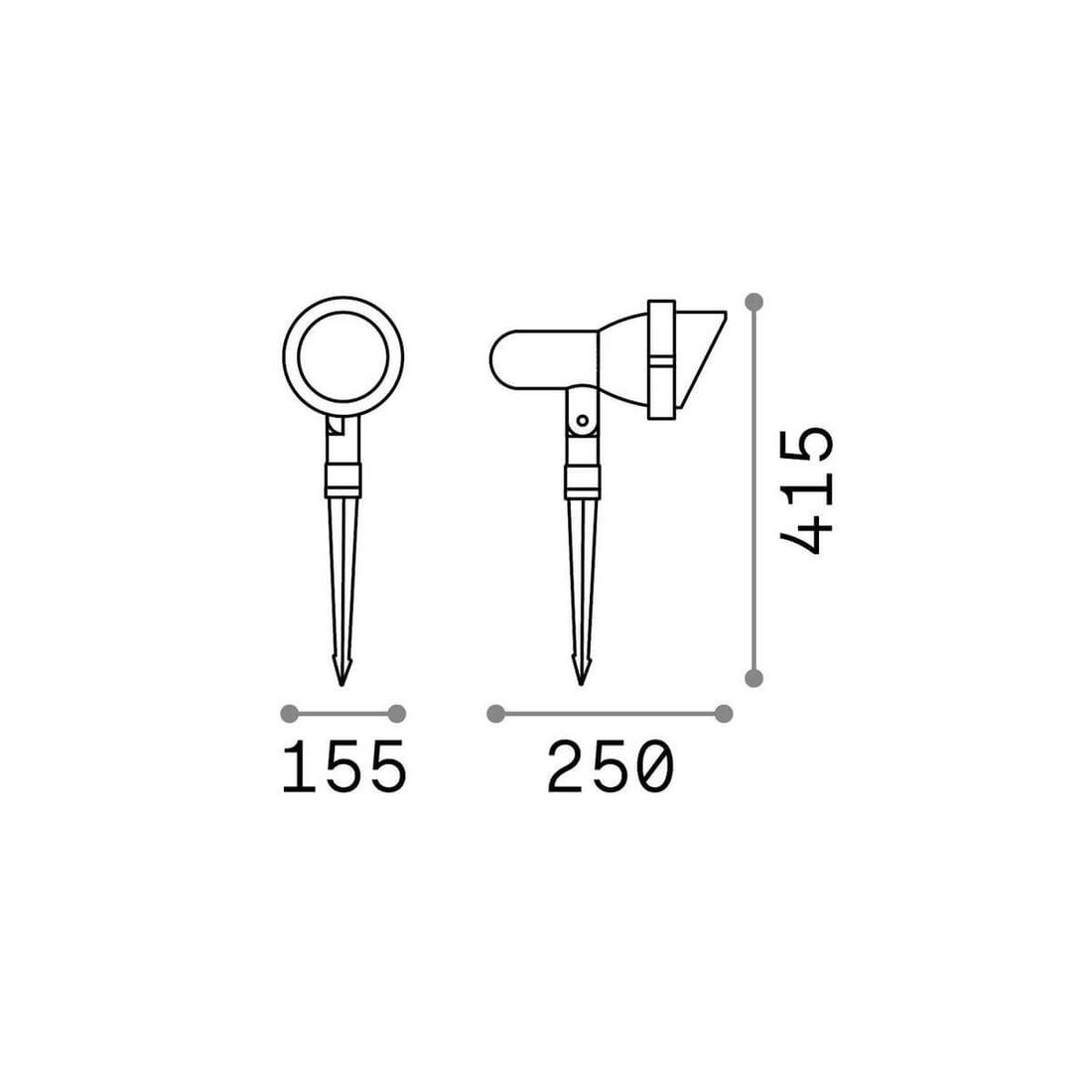 Luminaire extérieur | Terra Anthracite